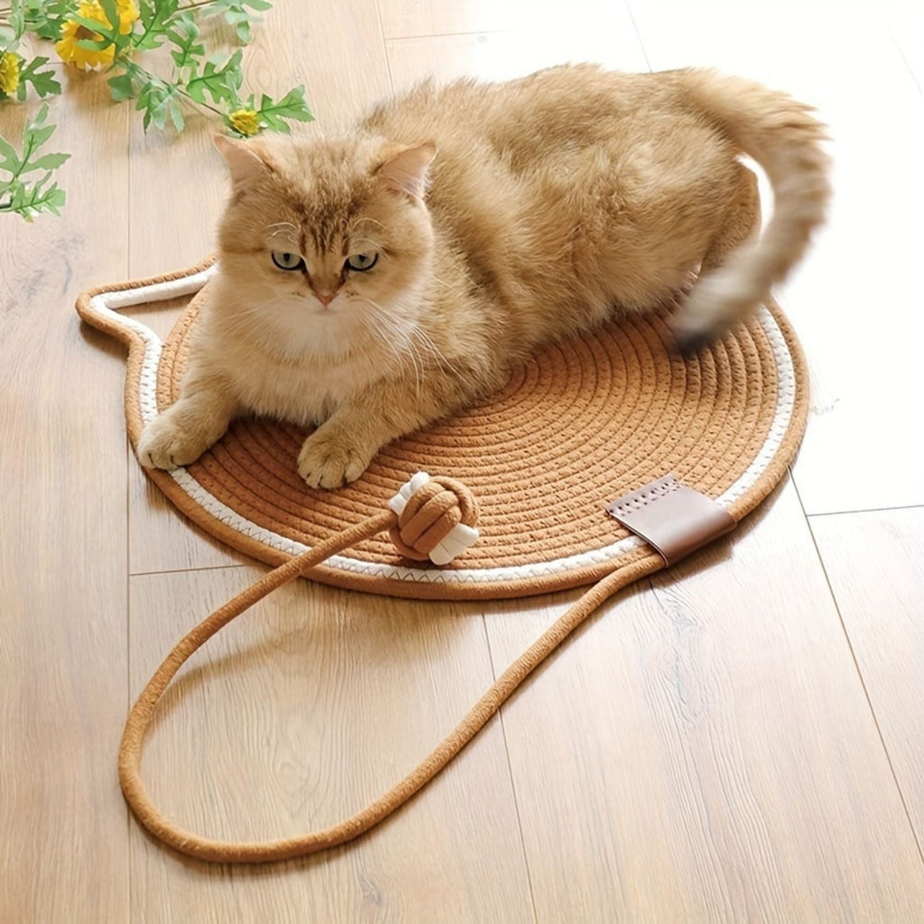Geweven Katoenen Krabmat voor Katten