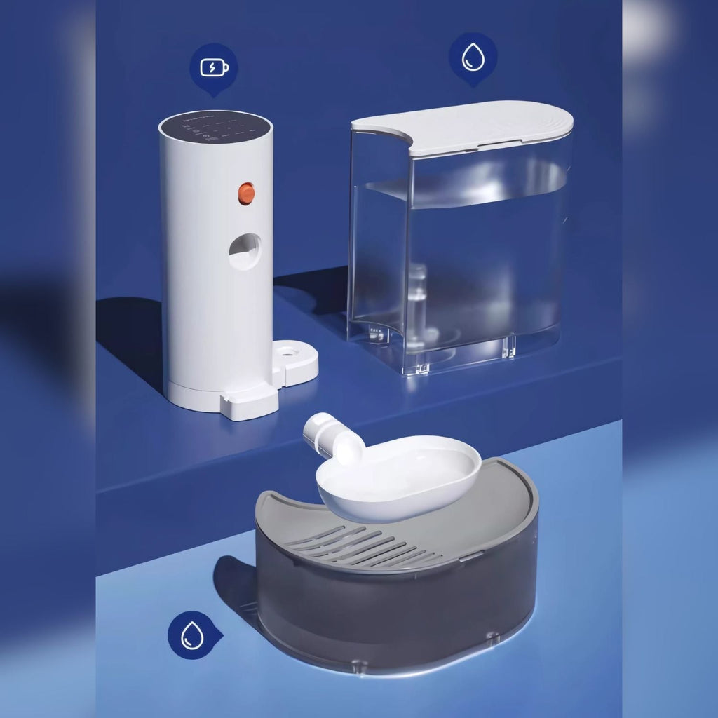Automatische Drinkfontein | Automatisch & Oplaadbaar Waterstation