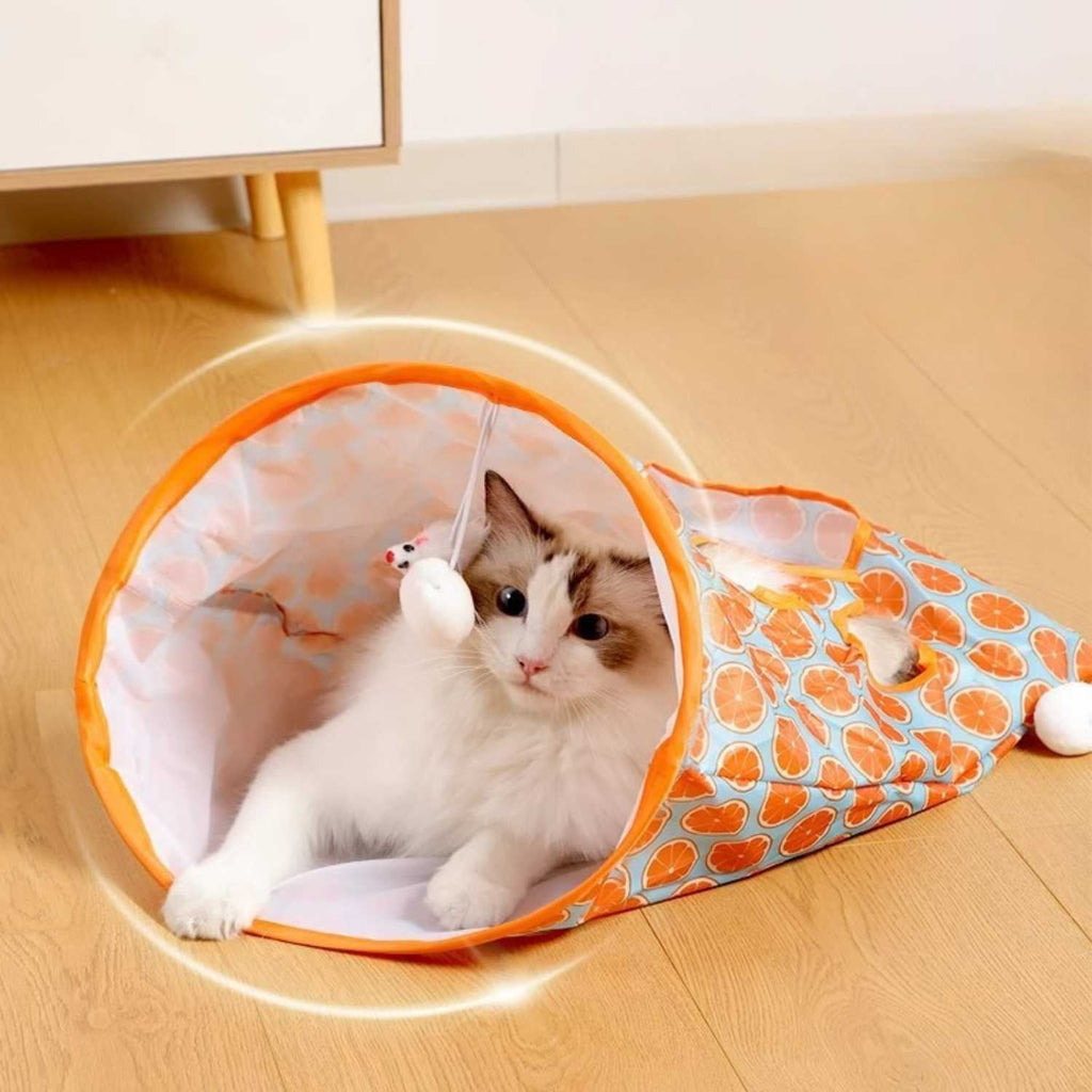 Katten Tunnelzak met Knisper | Zelfspel & Jachtplezier