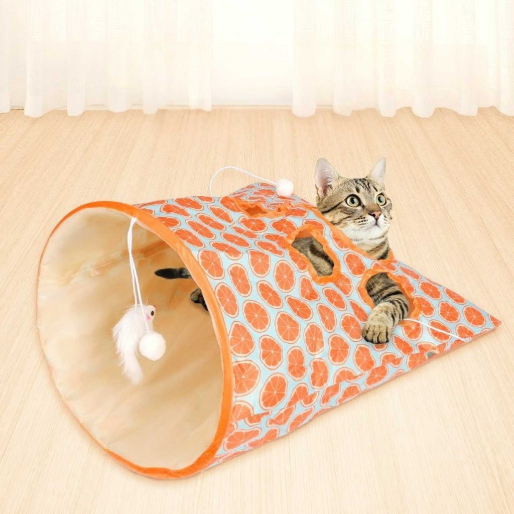 Katten Tunnelzak met Knisper | Zelfspel & Jachtplezier