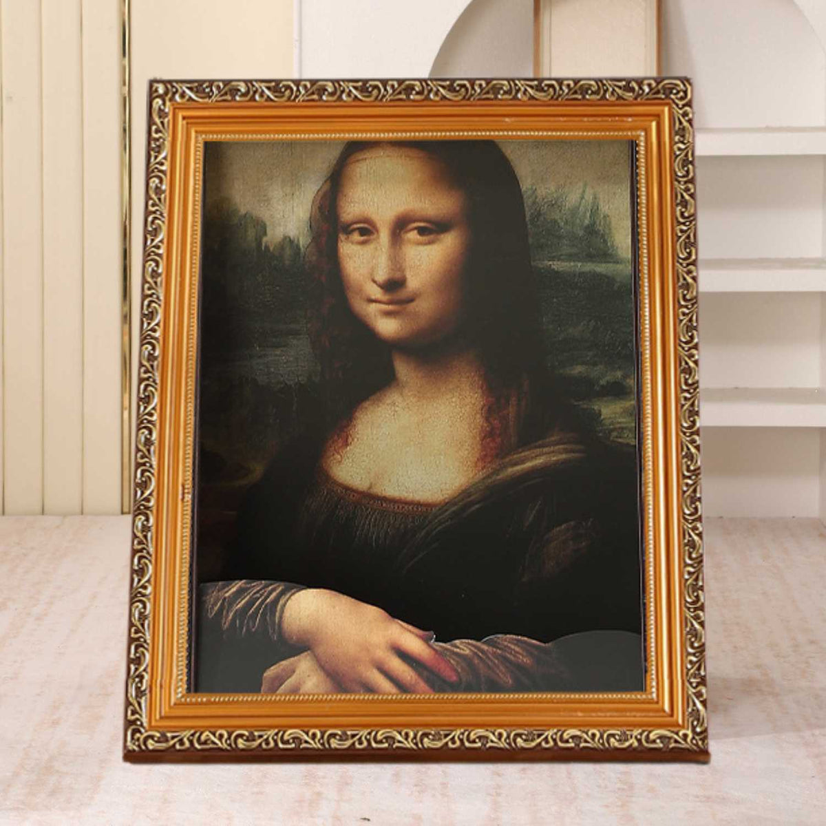 Kattenkrabplank & Fotolijst 3D Olieverf | Krabplank 3D Schilderij