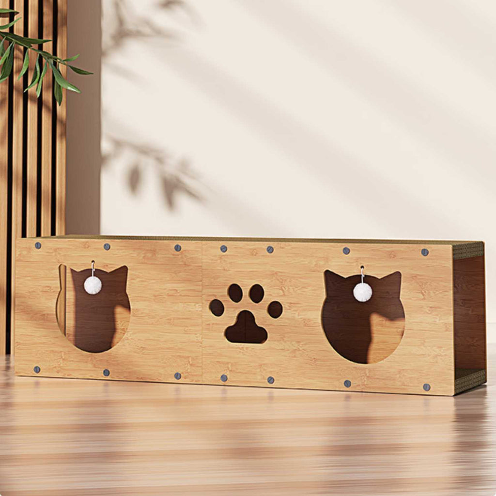 Kattentunnel Krabplank Hout | Speelton & Bed alle Seizoenen