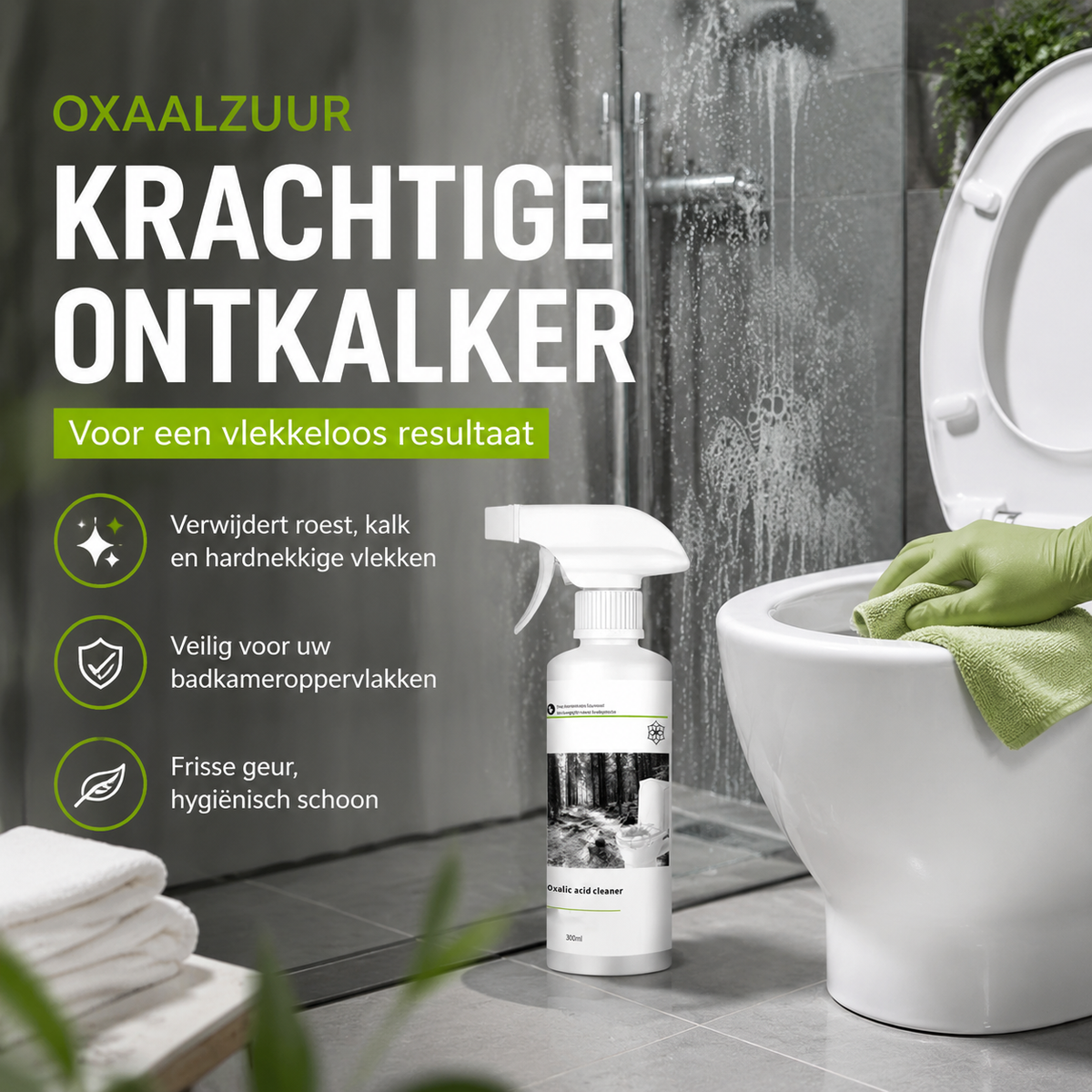 🎁2026 Nieuw binnen 50% KORTING💥Multifunctionele Ontkalker met Oxaalzuur voor Vlekverwijdering