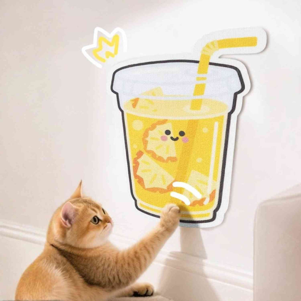Zelfklevend Krabbord voor Katten – Slijtvast Krabpaneel met Cartoon Design