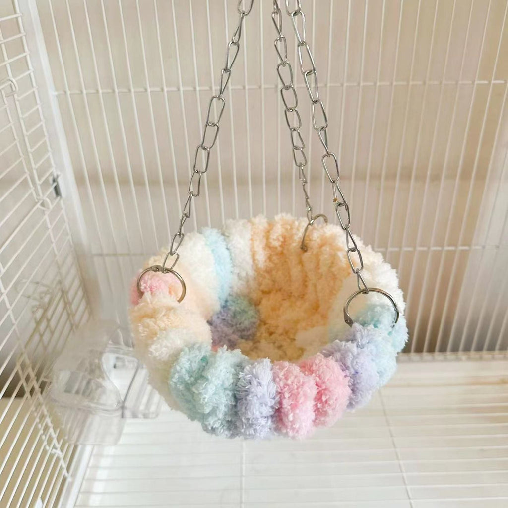 Vogel Schommel & Nest | Zachte Katoenen Nest & Vogelaccessoire