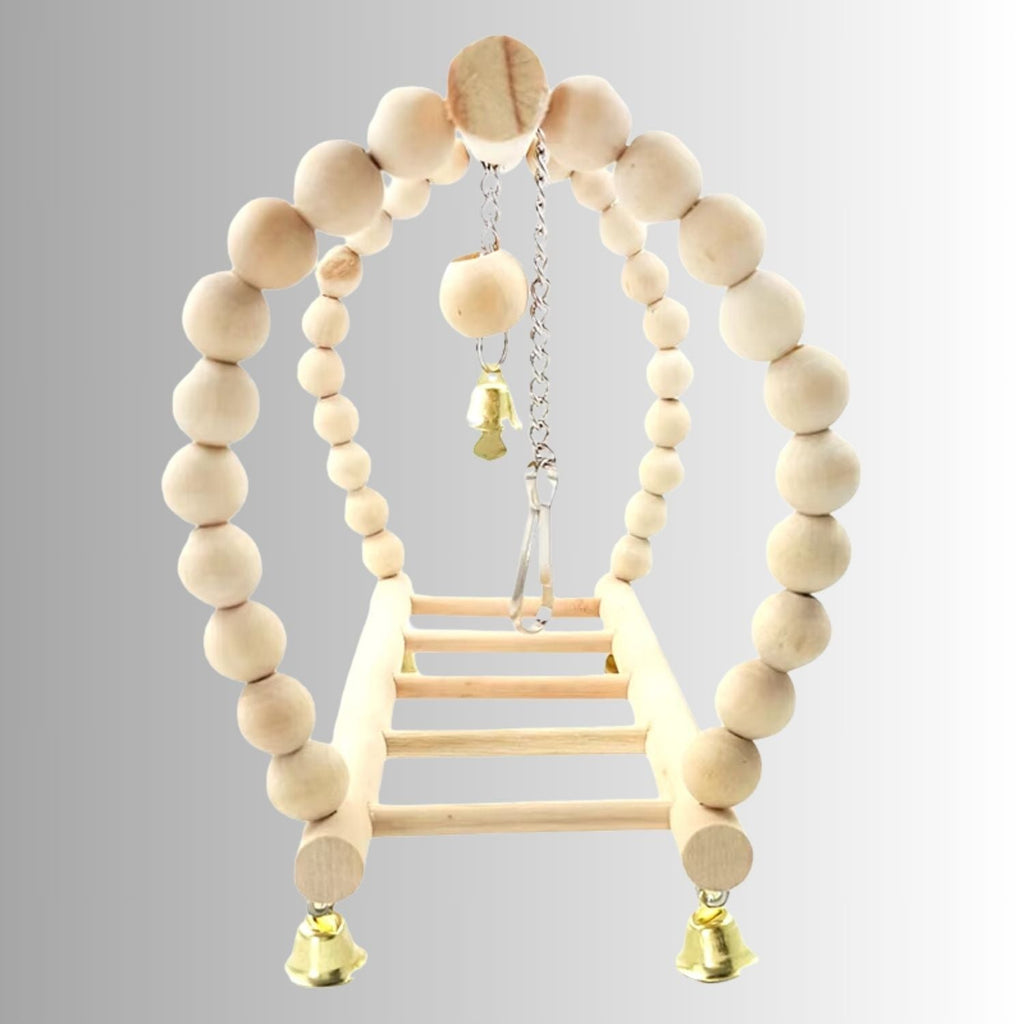 Houten Vogel Schommel 18x7,5cm | Leuke Hangbrug, Trap & Schommel