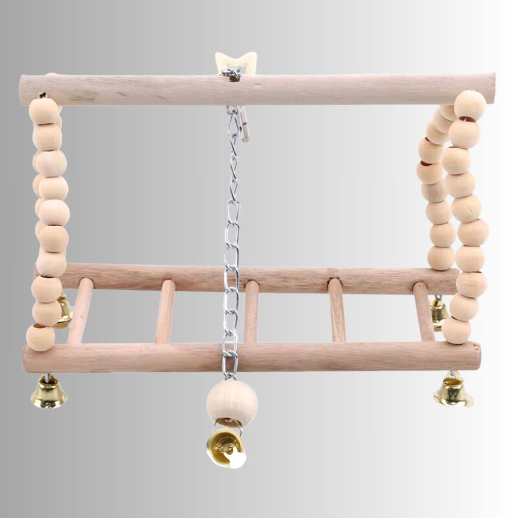 Houten Vogel Schommel 18x7,5cm | Leuke Hangbrug, Trap & Schommel