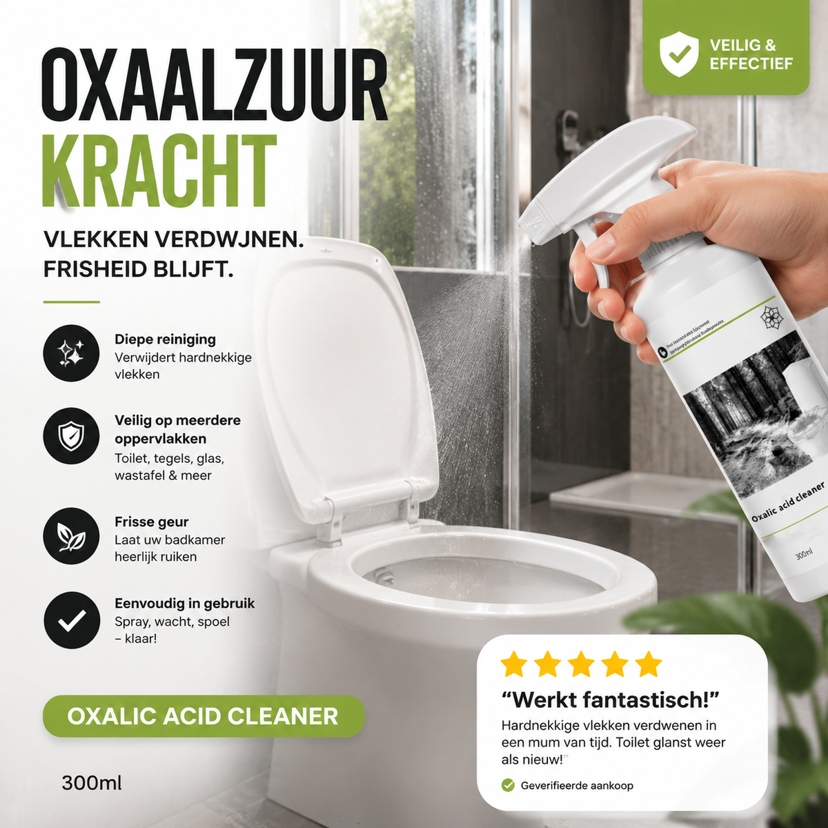 🎁2026 Nieuw binnen 50% KORTING💥Multifunctionele Ontkalker met Oxaalzuur voor Vlekverwijdering