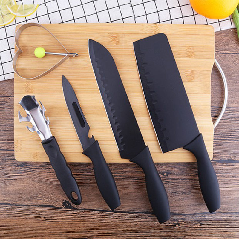 🔥🎁Nieuw binnen 50% KORTING--Kitchen Stainless Steel Knife Set