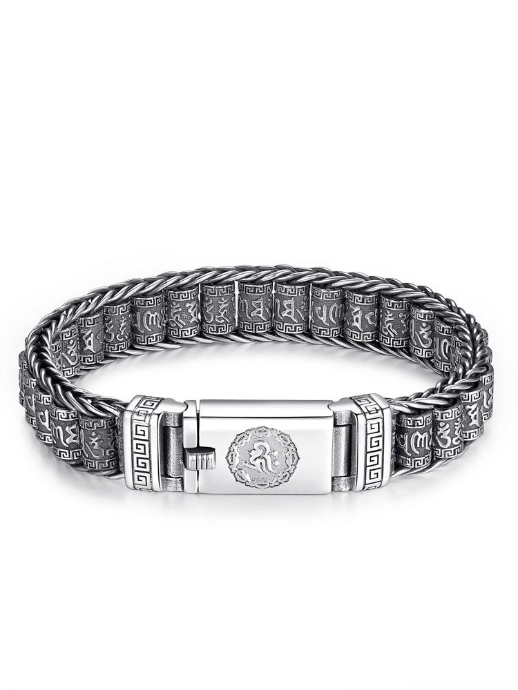 💎 50% KORTING! 💎 Tibetaans gebedswielarmband – 925 sterling zilver, gelukshanger & Valentijnsdagcadeau