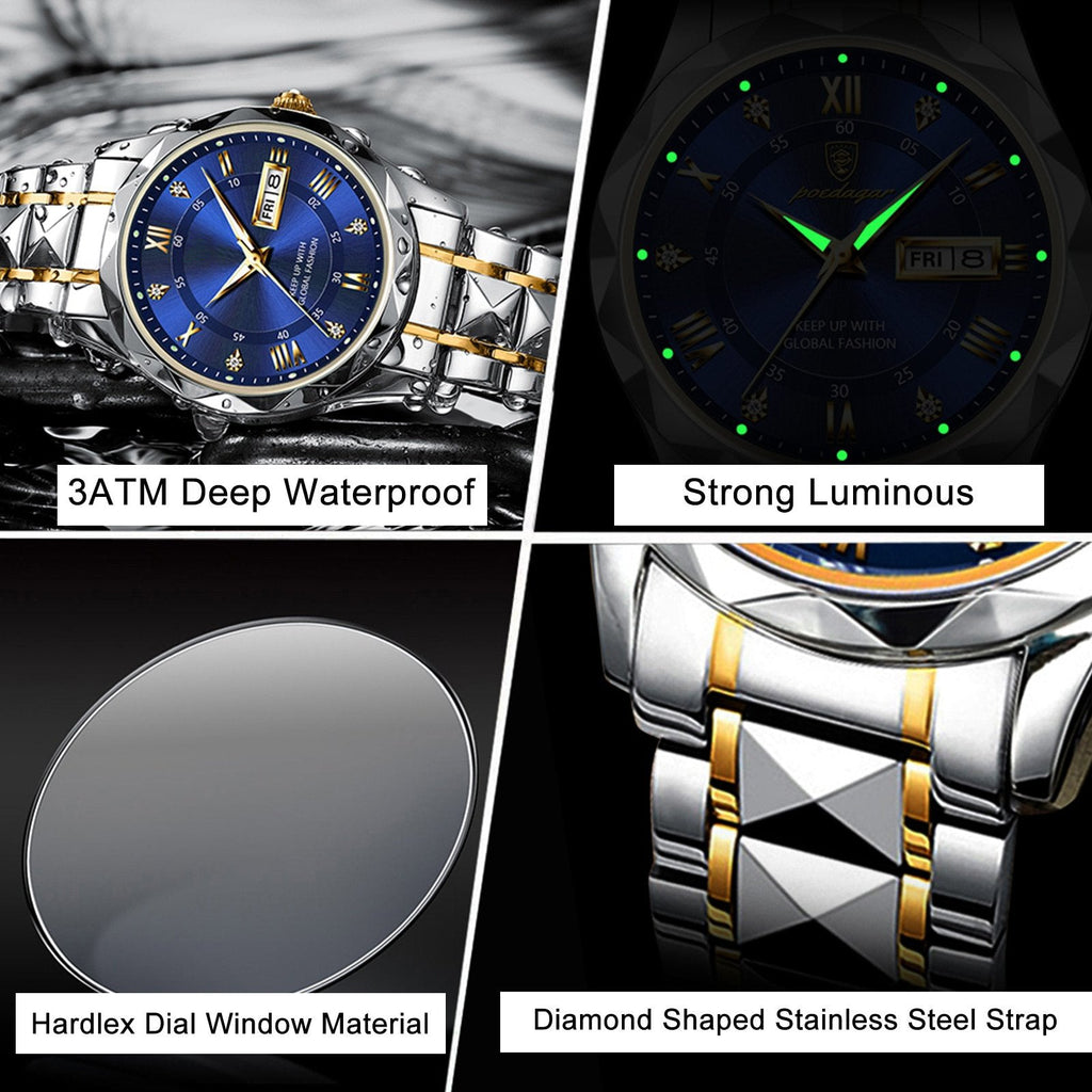 ⌚2025 Waterdicht Hoogste Merk Luxe Man Polshorloge Met Lichtgevende