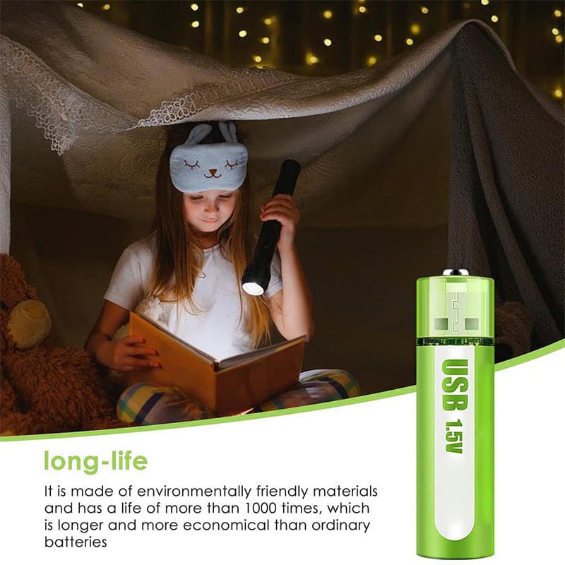🎁2026 Nieuw binnen 50% KORTING💥USB-oplaadbare lithiumbatterij met grote capaciteit en constante spanning