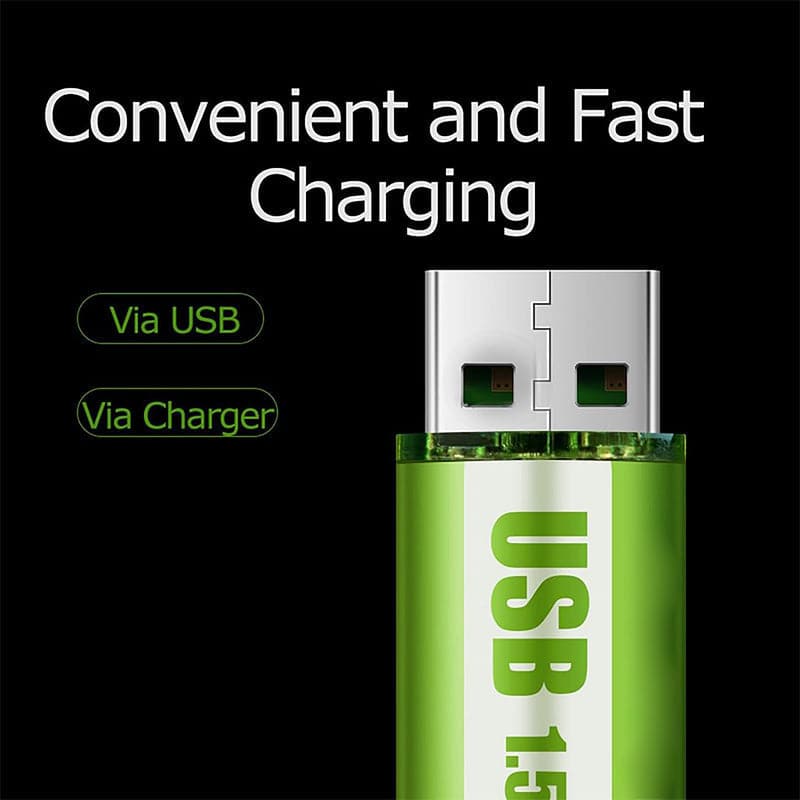 🎁2026 Nieuw binnen 50% KORTING💥USB-oplaadbare lithiumbatterij met grote capaciteit en constante spanning