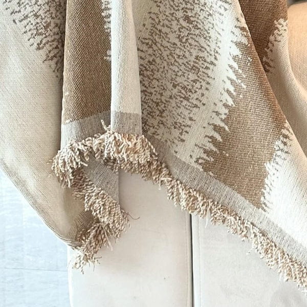 Trendy gestreepte chenille ademende bankbeschermhoes