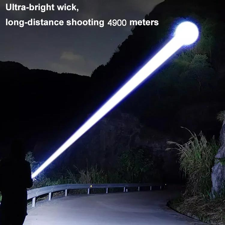 🔦 50% korting + KOOP 2, KRIJG 1 GRATIS! 💥 Superkrachtige zaklamp met zoomfunctie – extreem helder en waterdicht – perfect voor buiten en noodgevallen!