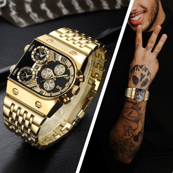 🎉Nieuwjaars Cadeau 50% KORTING!⌚Fashion Luxe Heren Horloge - 51mm Kast (304 Staal) & Chronograaf: Perfect Als Cadeau Voor Zakelijk/Dagelijks Gebruik!