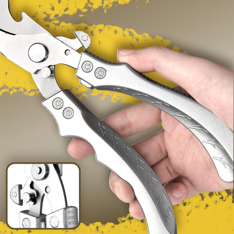 ✂️ Koop 2 = Krijg 1 Gratis – Veilige Multifunctionele Roestvrijstalen Keukenschaar | Sterk, Nauwkeurig & Onmisbaar in Elke Keuken 🔧