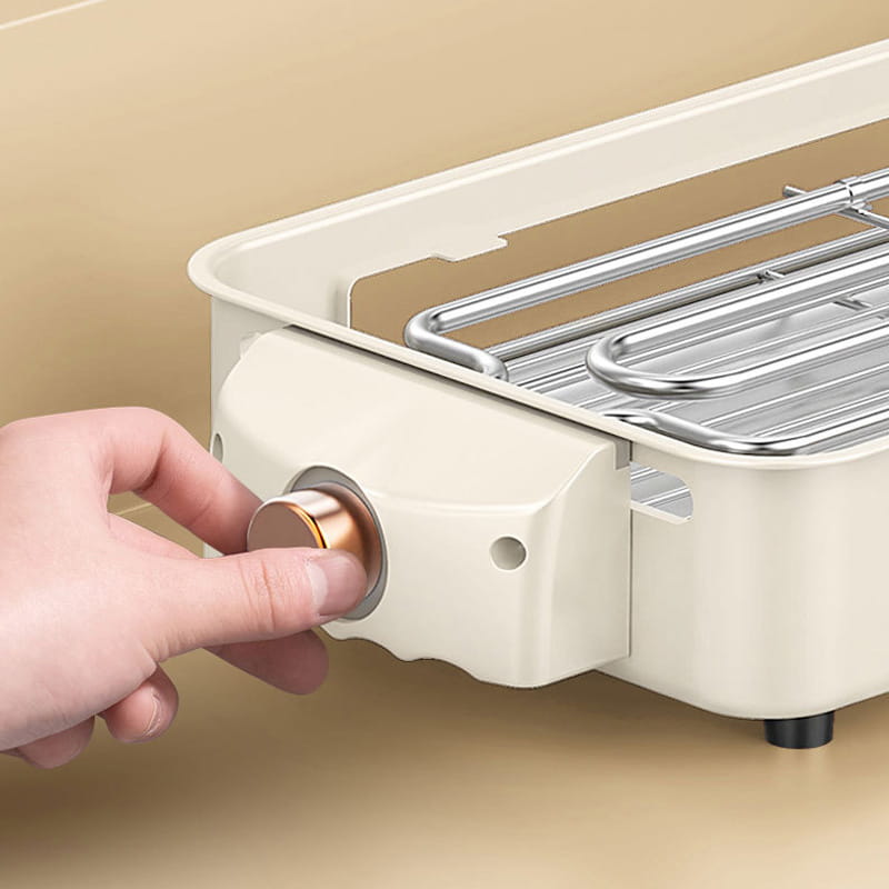 Beperkte tijd halve prijs--Large Capacity Detachable Multi-Function Smokeless Electric Grill