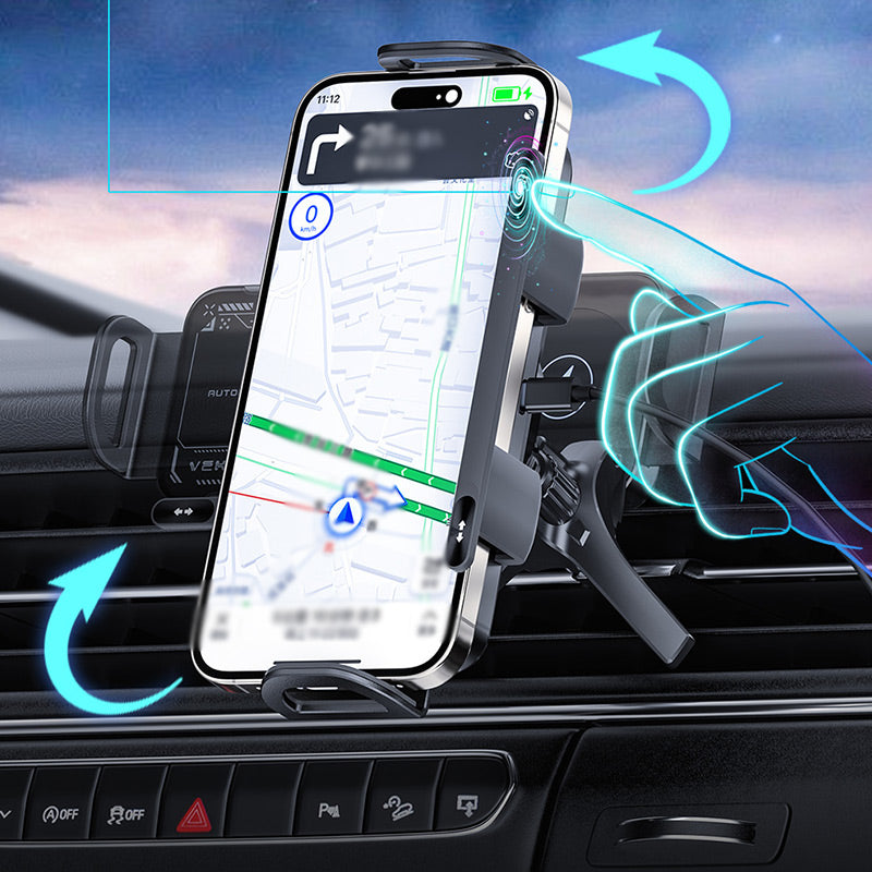 📱Laatste dag speciale aanbieding 50% KORTING⚡Hoogwaardige intelligente opvouwbare scherm draadloze oplader voor telefoons in de auto