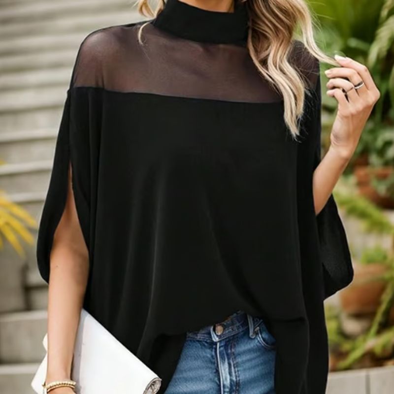 💥HETE UITVERKOOP 50% KORTING👚 Damesjurken met vleermuismouwen
