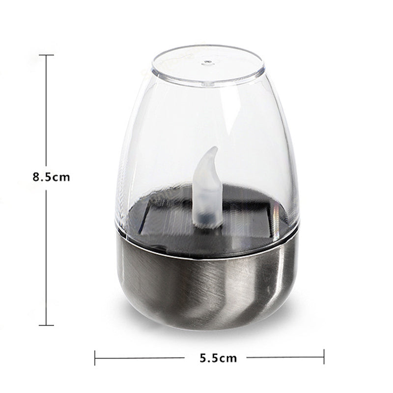 ✨ 6-Pack Zonne-energie Flikkerende Vlamloze Buitenkaarsen IP65 Waterdicht LED Tafellampen met Schemersensor voor Lantaarn Tuin Camping Feest Binnendecoraties Warm Wit