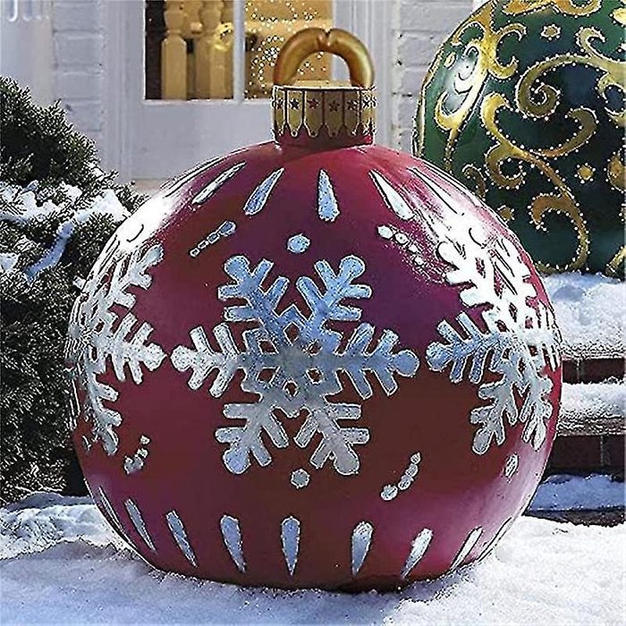 Outdoor Kerst PVC opblaasbare versierde bal
