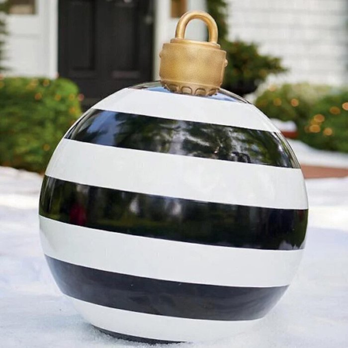 Outdoor Kerst PVC opblaasbare versierde bal