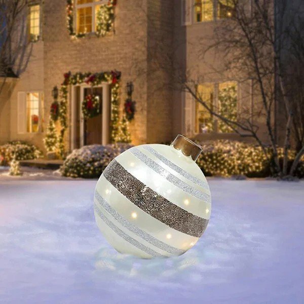 Outdoor Kerst PVC opblaasbare versierde bal