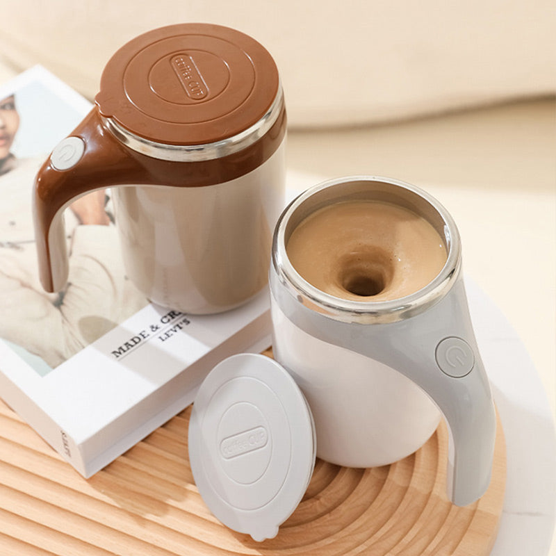 ☕Automatisch Magnetisch Roerende Koffiemok met Deksel