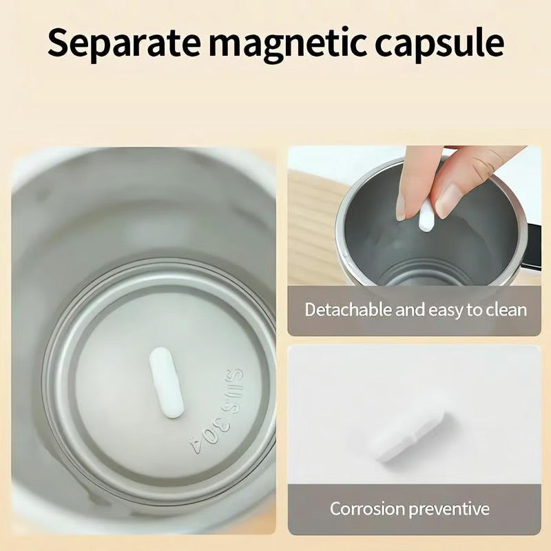 ☕ Oplaadbare automatische magnetische koffiemokset met roerfunctie | NU 50% KORTING | Zelfverwarmend & stil roeren | Perfect technisch cadeau voor koffieliefhebbers 🎄✨
