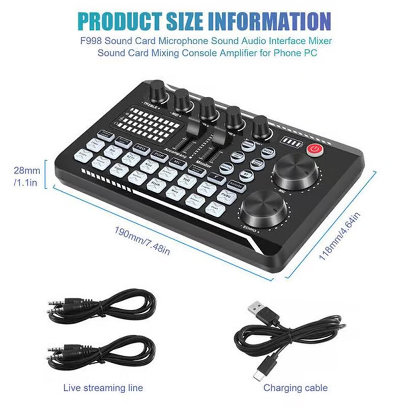 🎁2026 Nieuw binnen 50% KORTING💥🔥Aanbieding🔥Live streaming audioset met microfoon🎤