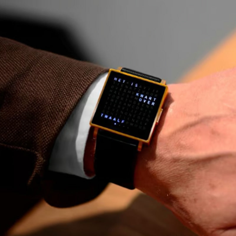 ⌚Waterdicht vierkant elektronisch herenhorloge met stalen band