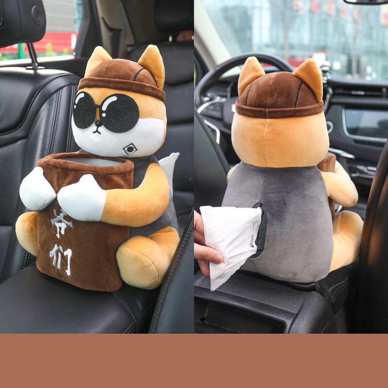 🐒Tissuebox en vuilnisbak voor in de auto