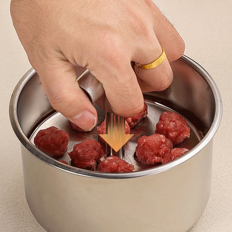 🎁Keuken Roestvrijstalen Gehaktbal Vorm