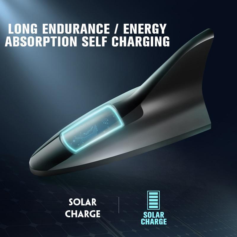 🔥SPECIALE AANBIEDING 50% KORTING🔥Zonne-energie auto-antenne in haaienvinvorm met LED-zaklamp