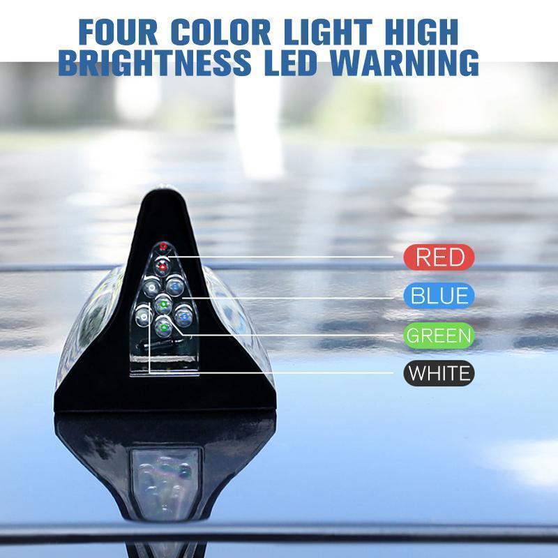 🔥SPECIALE AANBIEDING 50% KORTING🔥Zonne-energie auto-antenne in haaienvinvorm met LED-zaklamp