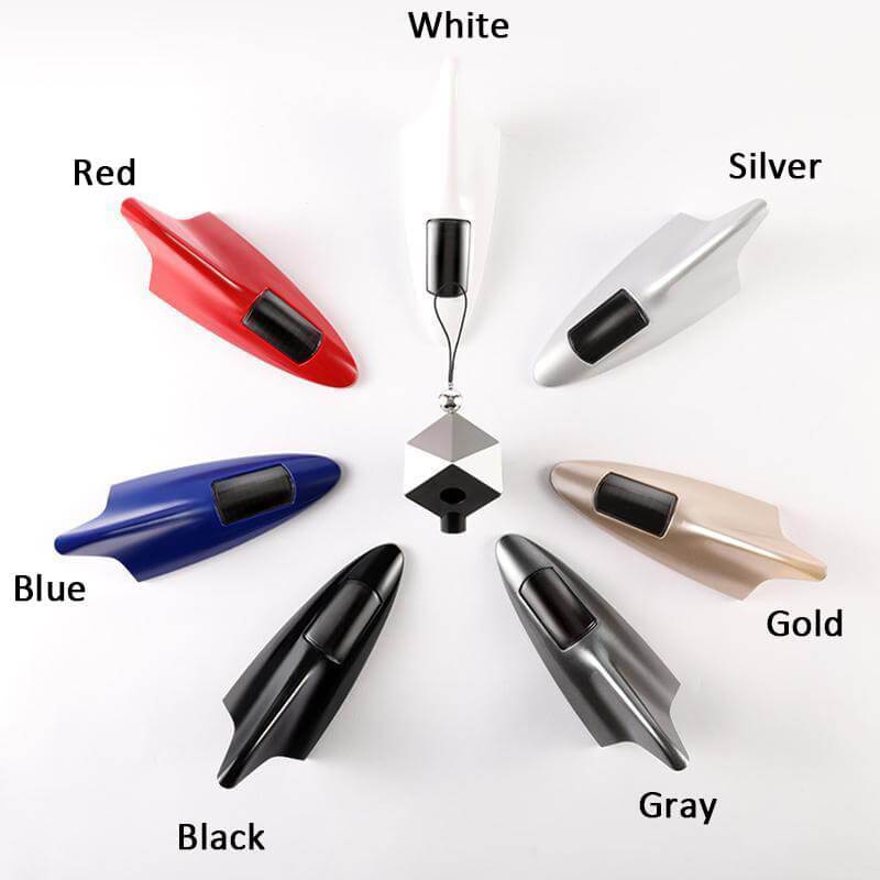 🔥SPECIALE AANBIEDING 50% KORTING🔥Zonne-energie auto-antenne in haaienvinvorm met LED-zaklamp