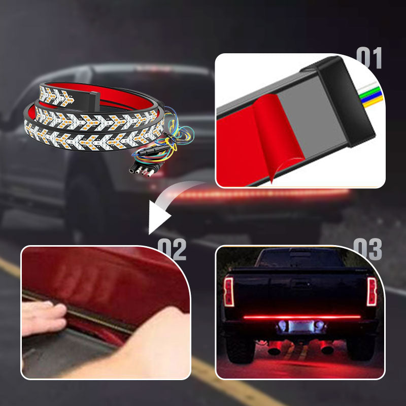 Waterdichte LED-achterklepstrip voor vrachtwagens