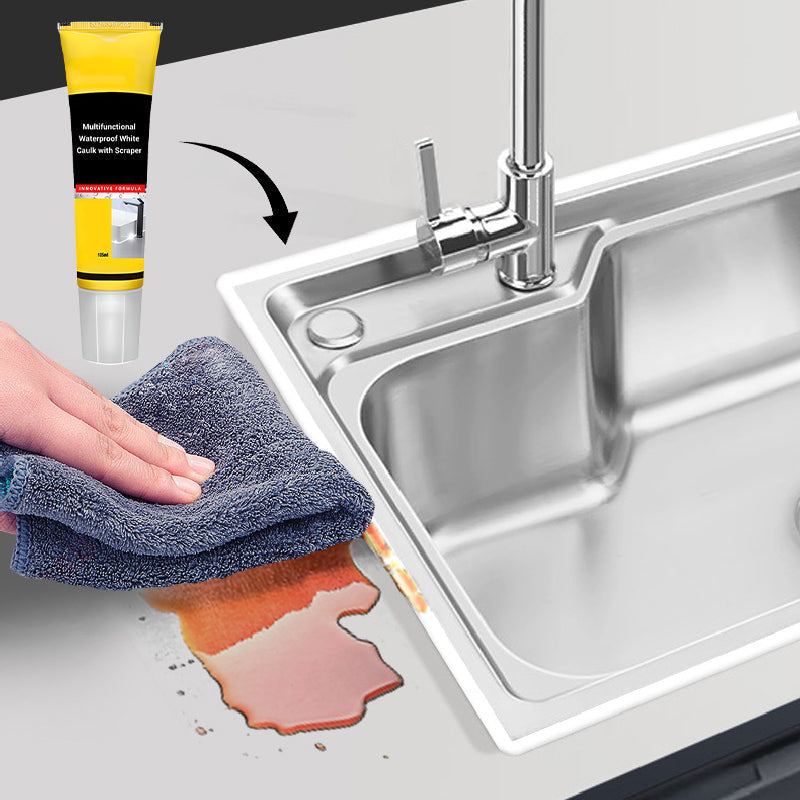 🛠️ ✨Plastic Staallijm Kit Met Schraper: Hard Als Staal Na Hardening – Waterdicht & Duurzaam!