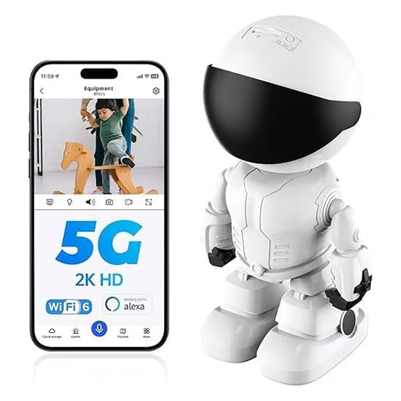🎁2026 Nieuw binnen 50% KORTING💥👍Draadloze binnen bewegingsdetectie robotcamera🤖Jouw nieuwe thuisbewaker🎥