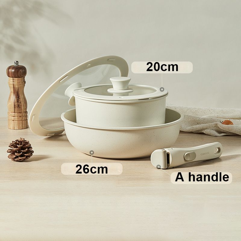 🔥Nieuw binnen 50% KORTING🎁Anti-aanbak kookgereiset met afneembare handgreep - ovenbestendig