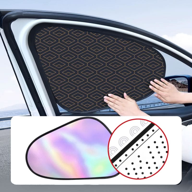 💦 50% KORTING 🔥 Universele Auto Zijruit Zonneschermen –UV-werend, statisch te bevestigen zonder lijm, geschikt voor alle auto's. ✨