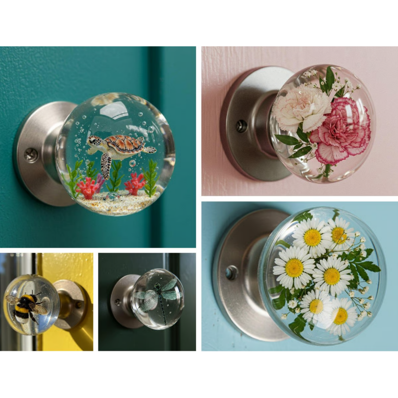 Unieke decoratieve deurknop
