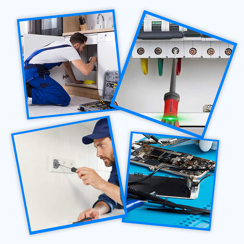 2-in-1 Hoog koppel Sterke magnetische Platte Phillips-schroevendraaier