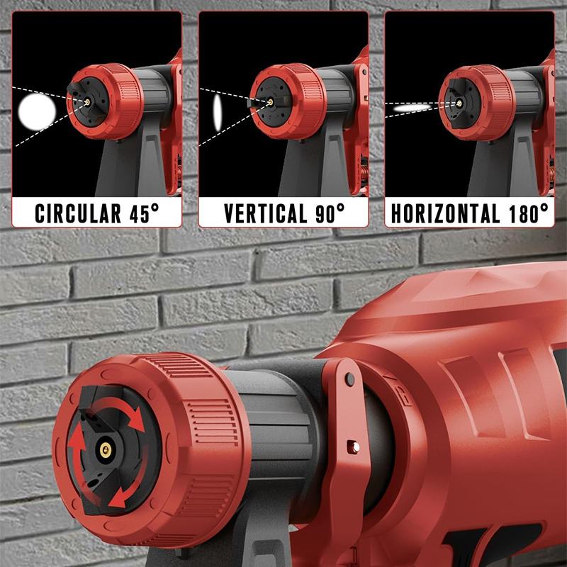 Draagbare High-Power Elektrische Verfspuit Set (50% UIT)