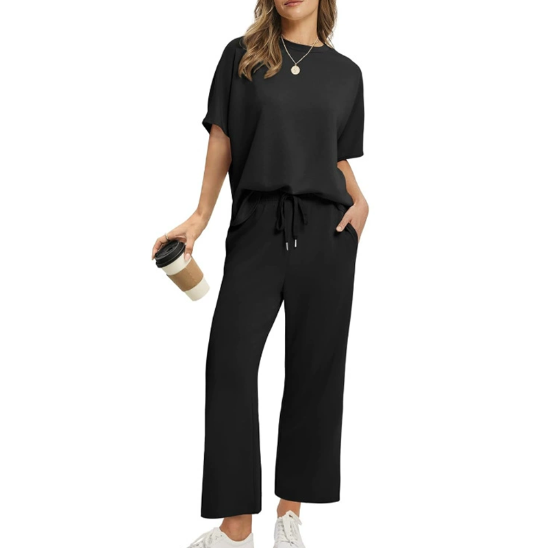 🌸Nieuw Binnen! 50% KORTING💖Zachte Casual Top & Broek Set voor Dames - Ultieme Comfort & Stijl!