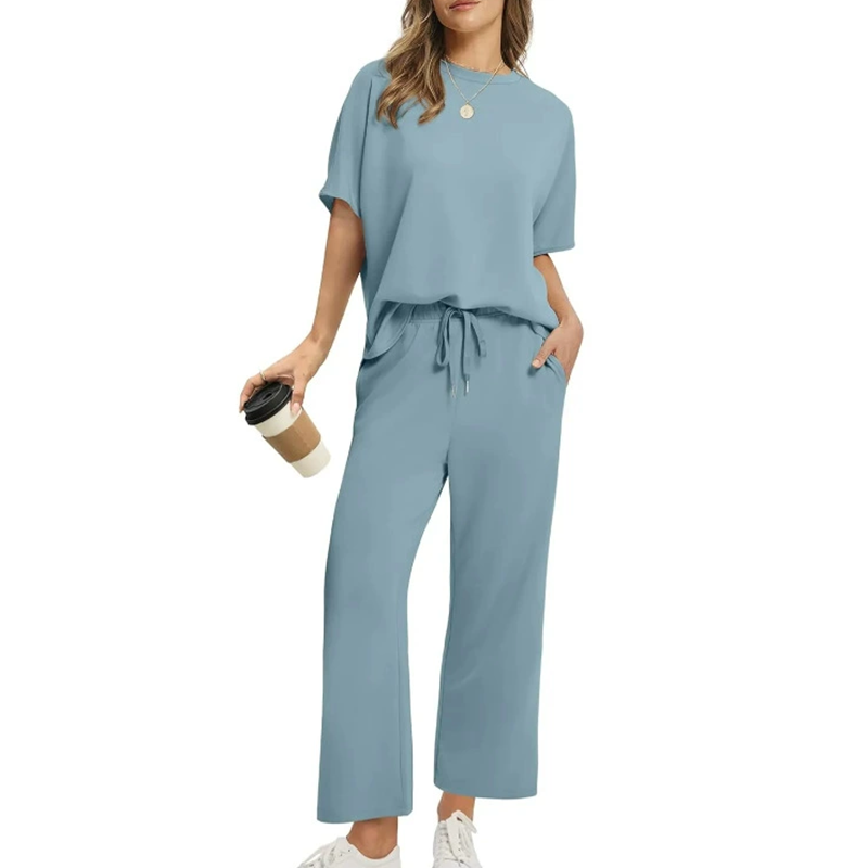 🌸Nieuw Binnen! 50% KORTING💖Zachte Casual Top & Broek Set voor Dames - Ultieme Comfort & Stijl!