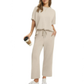 🌸Nieuw Binnen! 50% KORTING💖Zachte Casual Top & Broek Set voor Dames - Ultieme Comfort & Stijl!