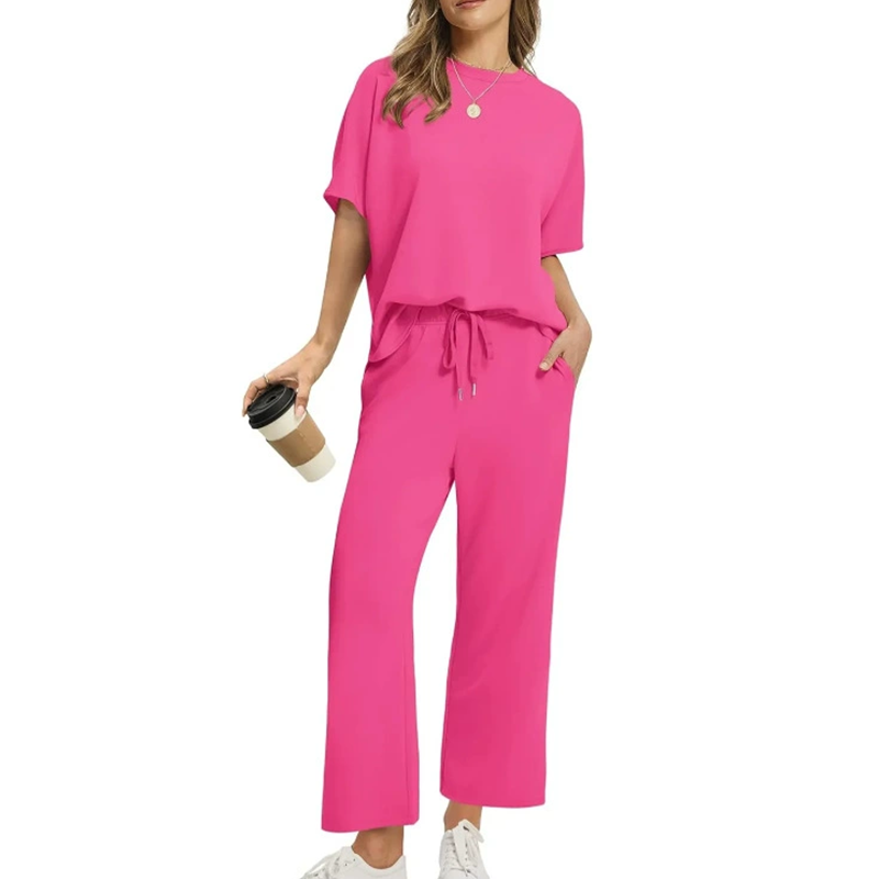 🌸Nieuw Binnen! 50% KORTING💖Zachte Casual Top & Broek Set voor Dames - Ultieme Comfort & Stijl!