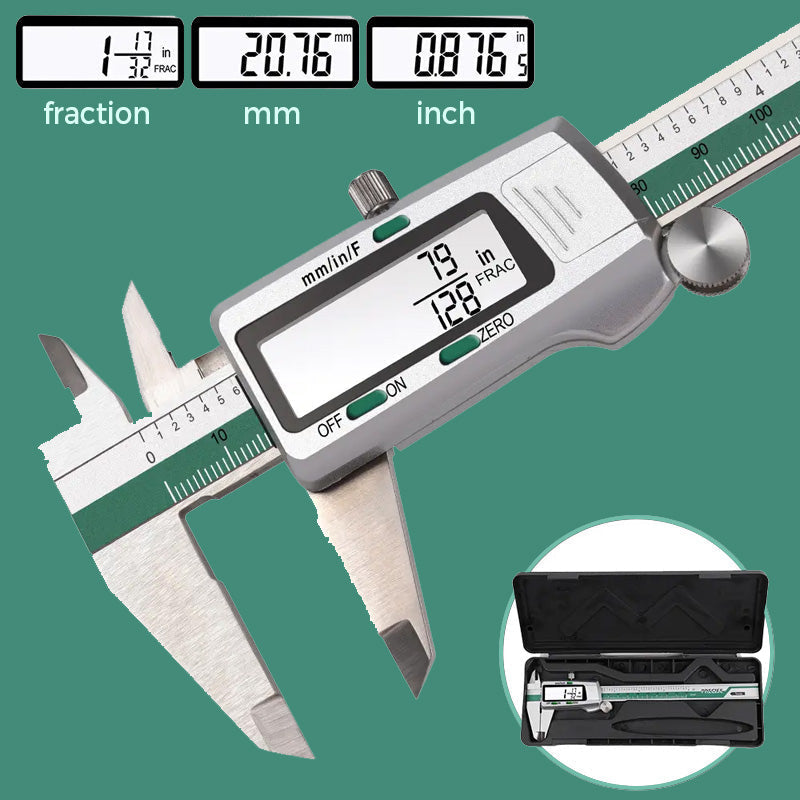 Digitale schuifmaat met groot LCD-scherm